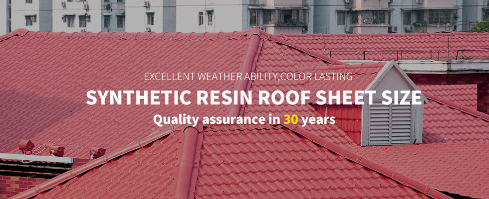 Telha de telhado da resina sintética