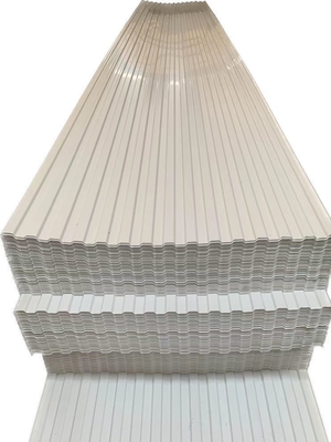 Fireproof Waterproof Pvc Corrugated Plastic Roof Sheet For School market building
