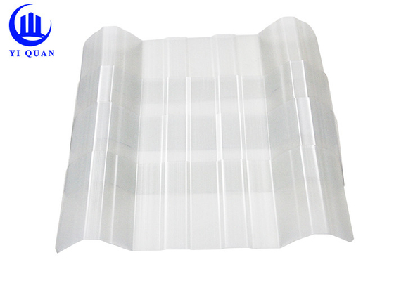 Skylight Anti UV FRP Transparent Roofing Tiles For Garden Warehouse Park