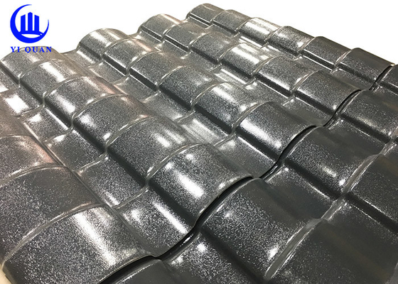 Waterproof Colorful ASA Resin Corrugated Roofing Sheets For Farm Market Shed