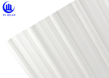 920 Mm Width Trapeziod Upvc Corrugated Sheets Light Weight Long Span