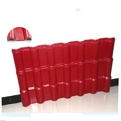 ASA Synthetic Resin Roof Tile 2.5mm Corrugated Waves Modern Design