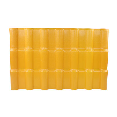 ASA Synthetic Resin Roof Tile 2.5mm Corrugated Waves Modern Design