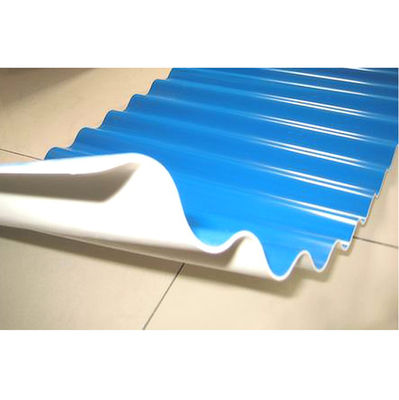 PVC Roof Tiles 1.5mm Thickness Wave Design for Villa Factory Roofing