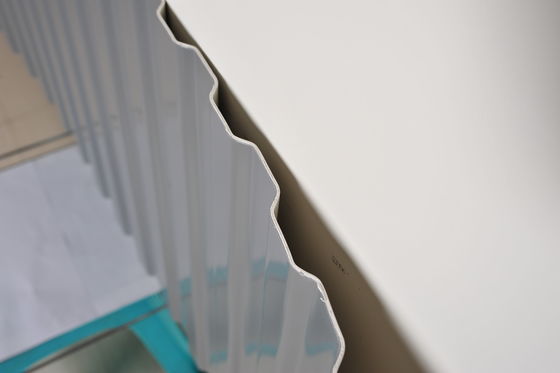 Spanish UPVC Roof Tiles 1.5mm-3.0mm Thickness 1000mm Width