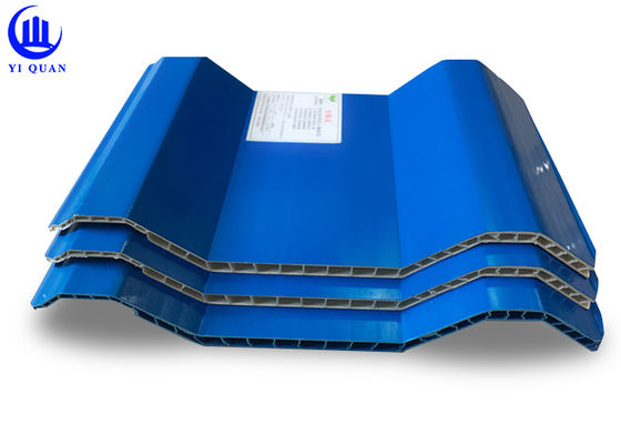 PVC Hollow Roof Tile 930mm Width 10mm Thickness Weatherproof