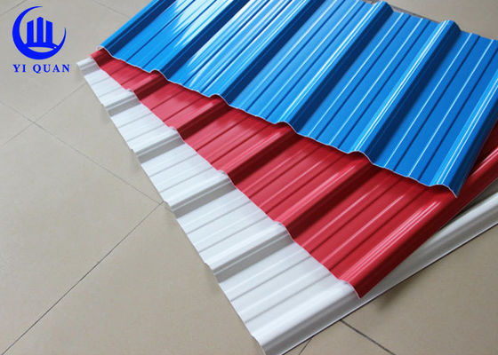 PVC Corrugated Roofing Sheets 1.0-3.0mm Thickness 20-Year Warranty