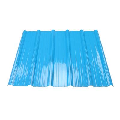 UPVC Roofing Sheet 2.5mm Thick Heat Insulation Spanish Style