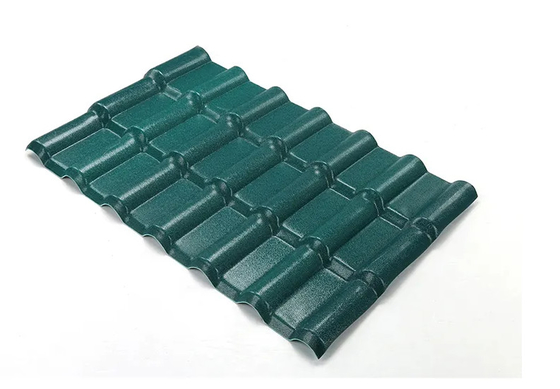 A onda de bambu espanhola de ASA Synthetic Resin Roof Tile para a casa de campo derrama o armazém