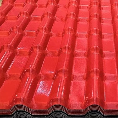 folhas espanholas do telhado da resistência do tempo de Asa Synthetic Resin Roof Tile da onda de 160mm