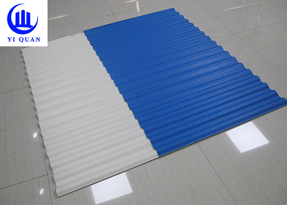 Folhas à prova de fogo do telhado plástico do material de construção das telhas de telhado do PVC