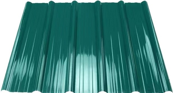 As telhas de telhado decorativas do PVC APVC da onda da isolação térmica para vertentes cultivam o mercado