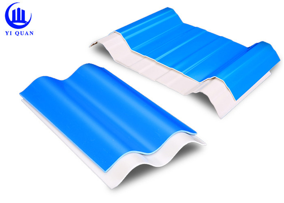 Folhas de alta qualidade do telhado do PVC da anti corrosão excelente APVC para a vertente da casa de campo da fábrica