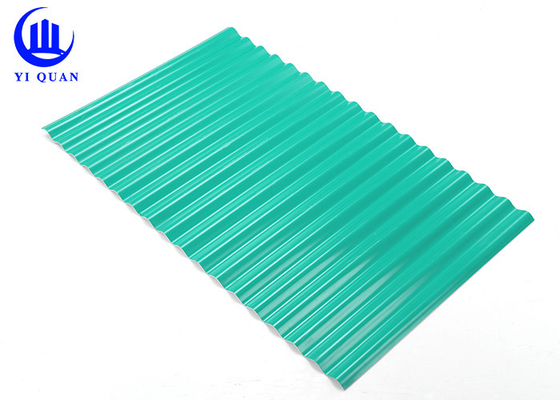 Largura colorida das telhas de telhado 1130mm do PVC da resistência de fogo fácil instalar
