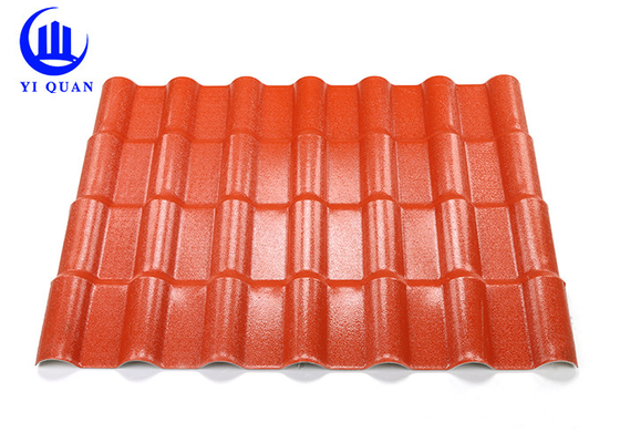Multi cores impermeáveis ASA Synthetic Resin Roof Tile para a estação de ônibus do armazém