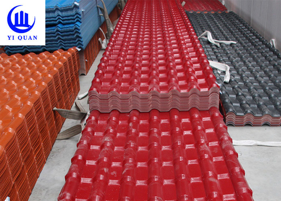 Resistência do tempo de ASA Synthetic Resin Roof Tile da resistência de impacto