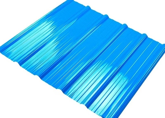 Impacto - telhas de telhado plásticas recicladas resistentes do PVC para a casa de campo da estufa