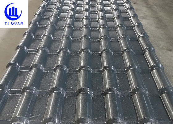 Tempo longo da resistência do tempo de ASA Plastic Spanish Roof Tiles da cor