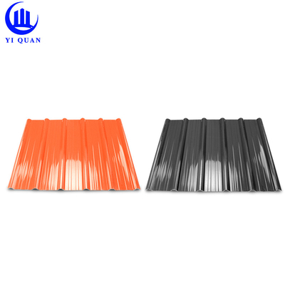 Folha plástica resistente do telhado do PVC UPVC da isolação térmica do vento para a construção da construção
