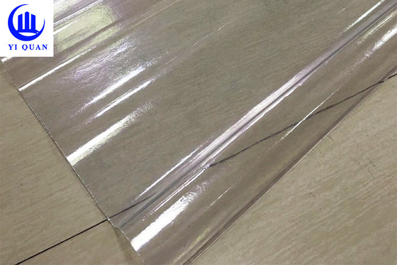 folhas telhando transparentes de 1.0mm para as telhas de telhado plásticas de vidro da fibra da claraboia