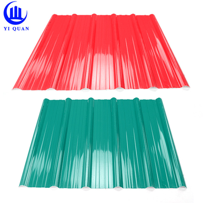 2.5mm Lader ondulado Upvc que telha folhas para a instalação fácil da indústria química da fábrica
