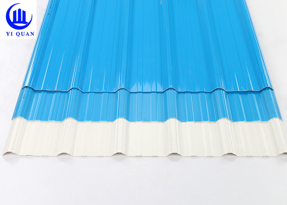 telhas de telhado impermeáveis plásticas das telhas do telhado do PVC da proteção contra incêndios de 3.0mm