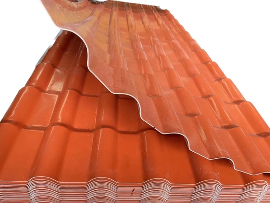 960mm ASA Synthetic Resin Roof Sheet à prova de fogo para o miradouro do pátio da casa de campo