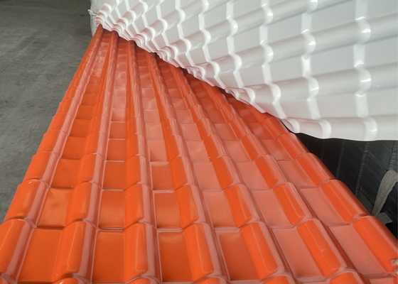 Telhas de telhado de duração ASA Roofing Sheet favorável ao meio ambiente da resina da cor