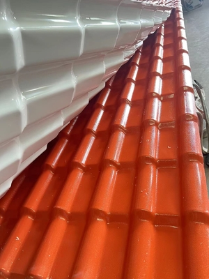Anti isolação sadia Asa Pvc Roof Sheet de telha de telhado da resina sintética da corrosão