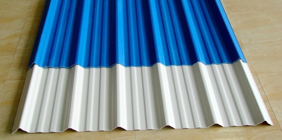folha ondulada plástica do telhado do PVC da resistência de impacto da telha de telhado de 1.0mm