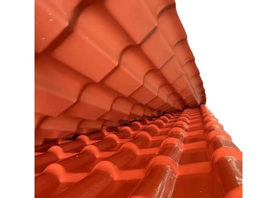 Telhas à prova de fogo do telhado da resina sintética do PVC do ASA da anti corrosão para construções