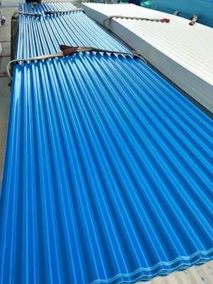 folhas do telhado da resistência do tempo das telhas de telhado do PVC da espessura de 3.0mm para a fábrica
