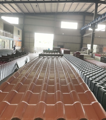 Telha de telhado de resina sintética de 2,5 mm de espessura com isolamento térmico