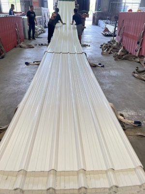 Telhas de plástico PVC corrugado resistência ao fogo 2,0 mm de espessura