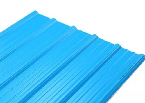 O telhado do PVC da isolação térmica da prevenção do ruído telha a largura de 1130mm