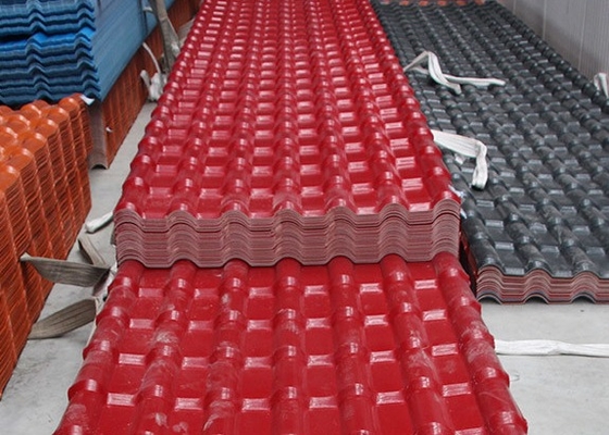 ASA Resin Roof Tile Shingle à prova de fogo espanhol para construções velhas da casa de campo