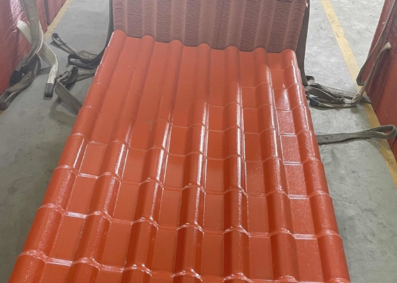 Colora a telha de telhado de duração ASA Synthetic Weather Resistance da resina sintética