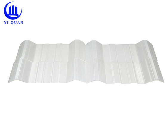 O anti telhado transparente de pouco peso UV cobre a telha de telhado da claraboia do PVC do PC de Transulent para o balcão do corredor
