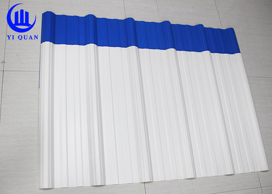 Isolação térmica da folha ondulada de pouco peso do telhado de UPVC para o armazém da fábrica