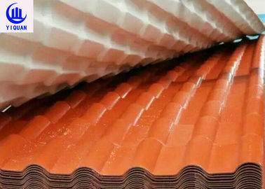 2.8mm Asa Synthetic Resin Roof Tile para residencial