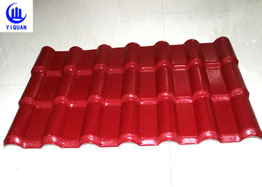3 camadas a capacidade forte estável 100kg da telha de telhado da resina do Pvc da cor da isolação térmica