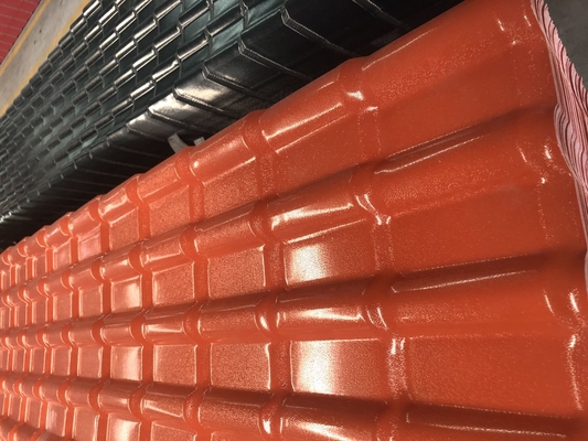 O Pvc da resistência de fogo isolou o material do telhado de Upvc das folhas do telhado