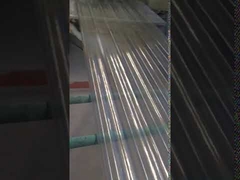 Chapa de telhado transparente de fibra de vidro