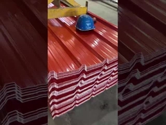 Folha de telhado trapezoidal revestida com ASA T1070